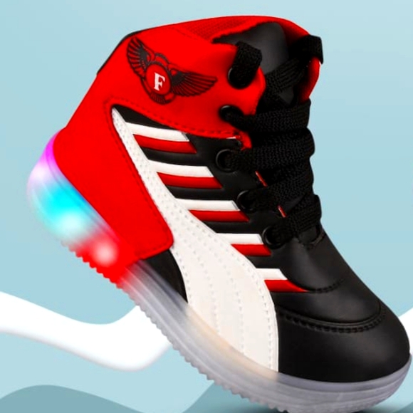 Kids light up shoes NWT Jordan look alikes, Toddler sizes 4 to 10 available - Picture 2 of 3